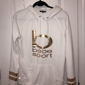 Bebe Sport White Hoodie